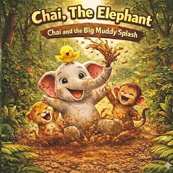 chai, the little elephant: chai and the big muddy splash – a jungle adventure